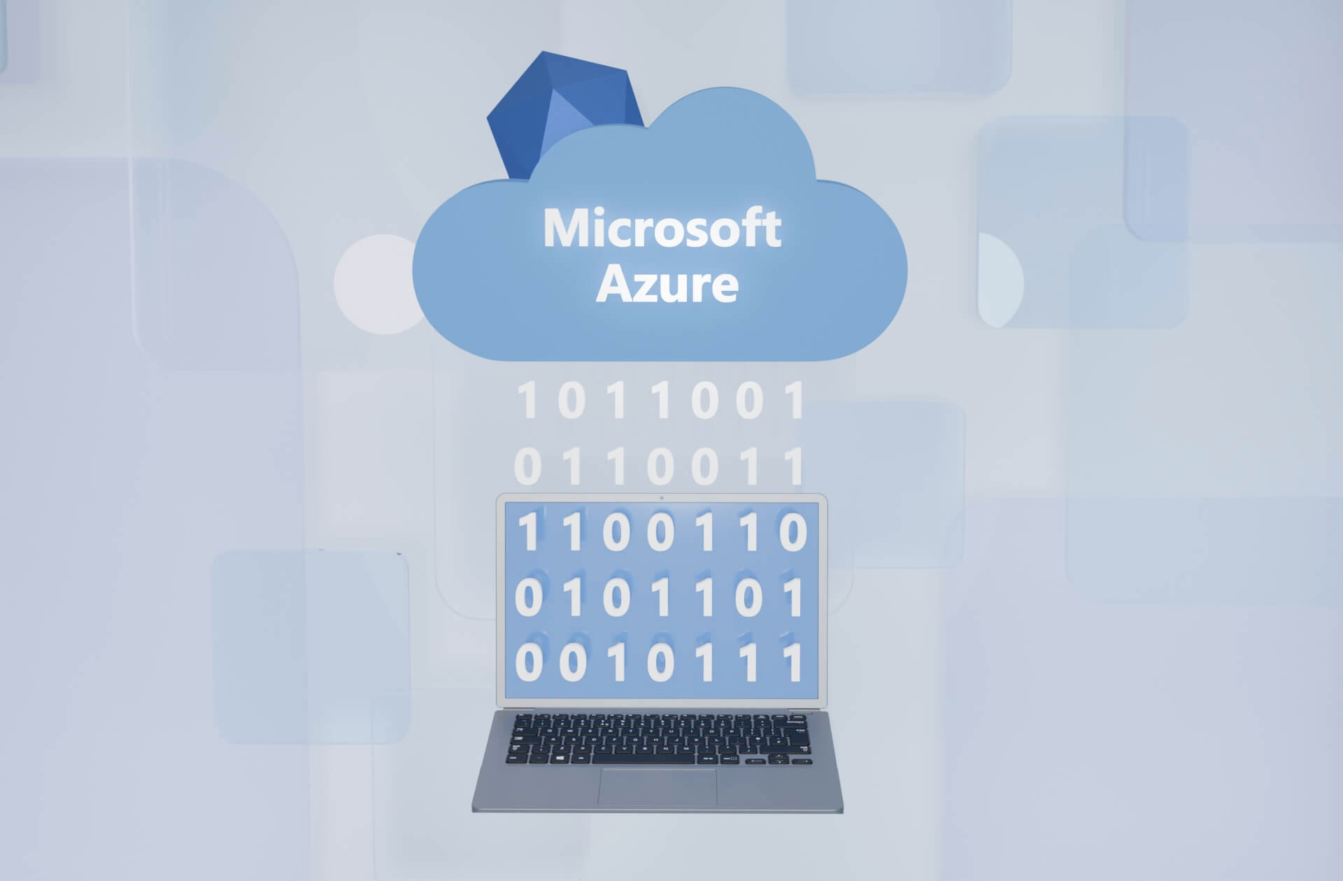 Free Azure migration to Microsoft cloud with binary data flowing from cloud to laptop