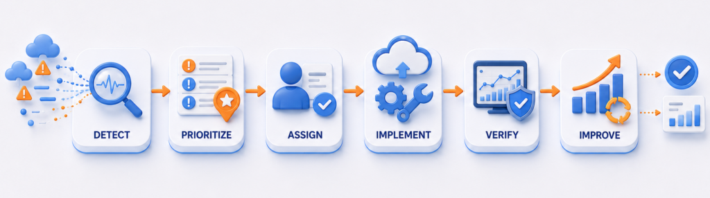 Cloud signal-to-action workflow